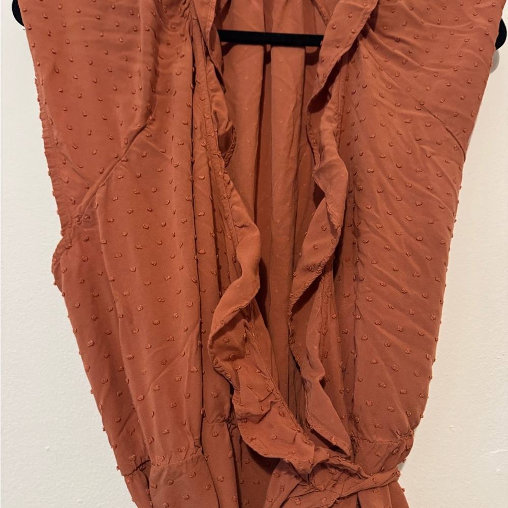 Old Navy Terracotta Midi Dress - Picture 3 of 7